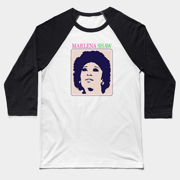 Marlena Shaw Baseball T-Shirt by ProductX